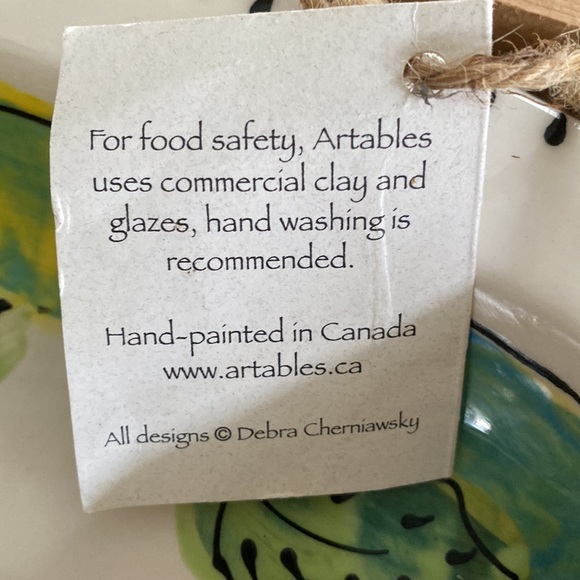 ARTables Sweet Pig Serving Platter NWT - Picture 4 of 6